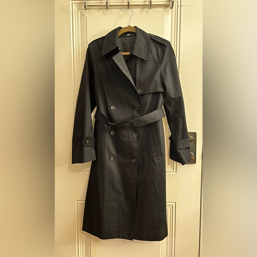 Uniqlo C Double-Breasted Trench Coat with Belt